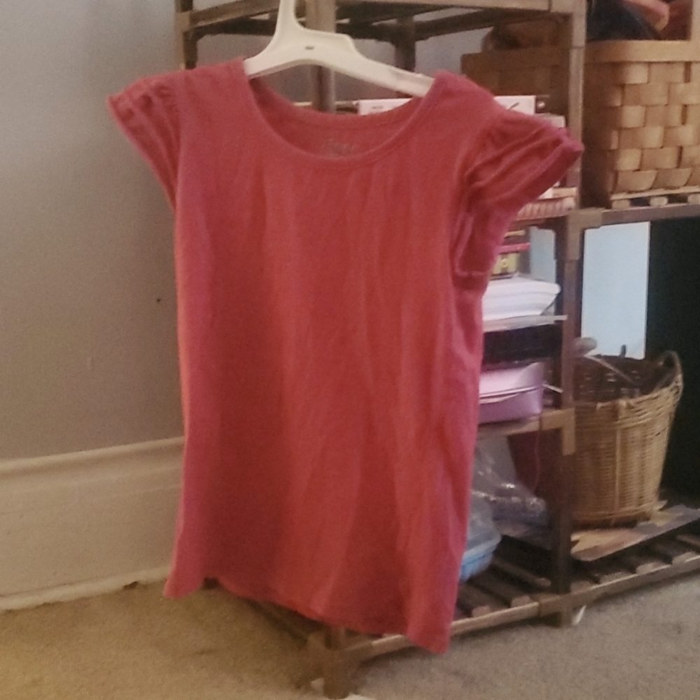 Faded pink 6x kids t-shirt